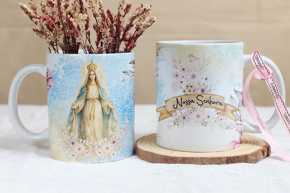Caneca Personalizada Santos Católicos e Devoção 2