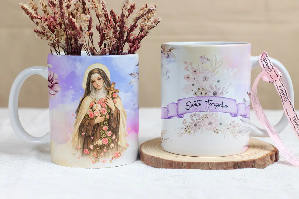 Caneca Personalizada Santos Católicos e Devoção 4