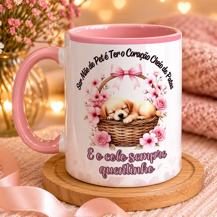 Caneca Personalizada para Amantes de Cães e Gatos 1