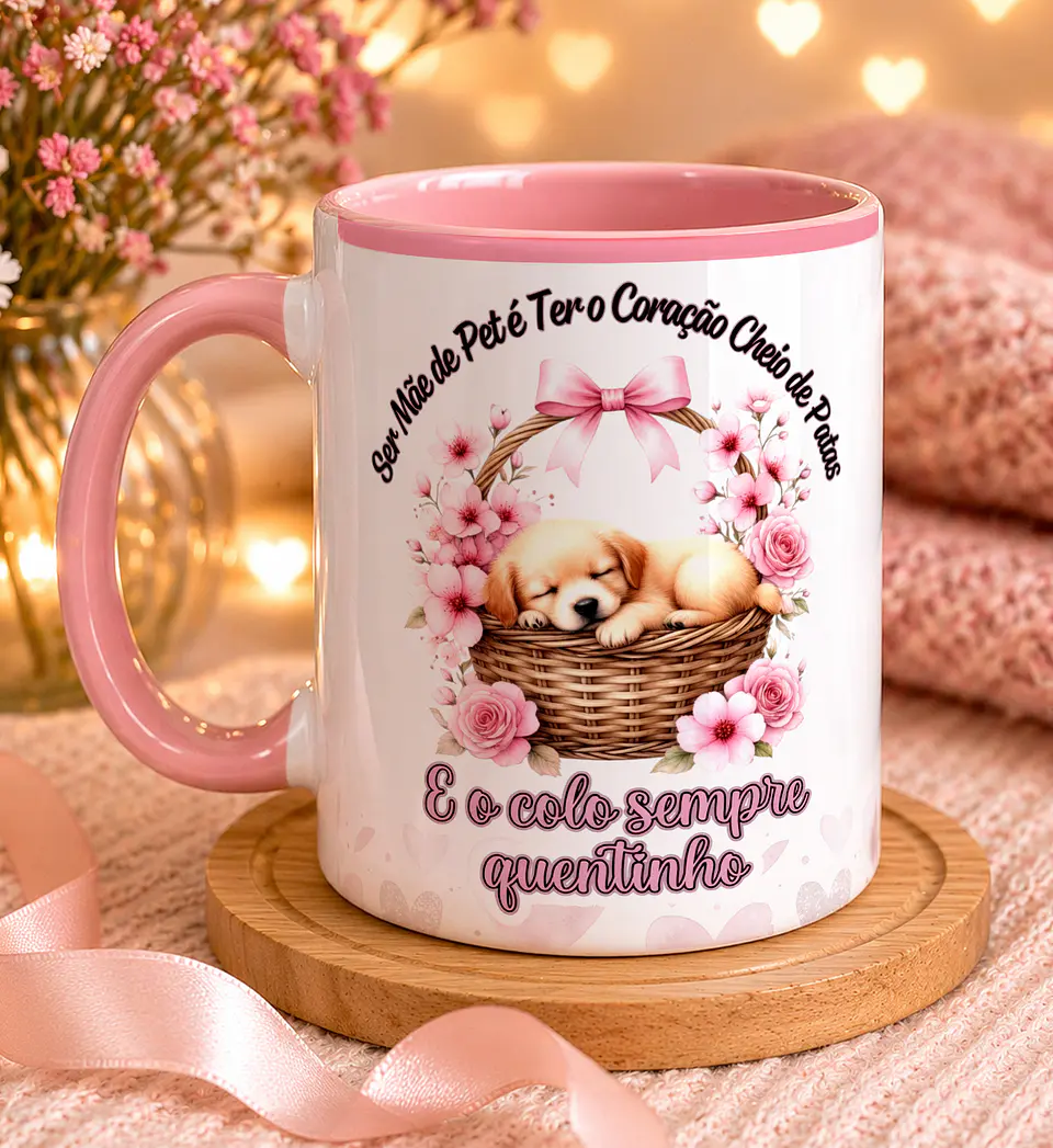 Caneca Personalizada para Amantes de Cães e Gatos 1