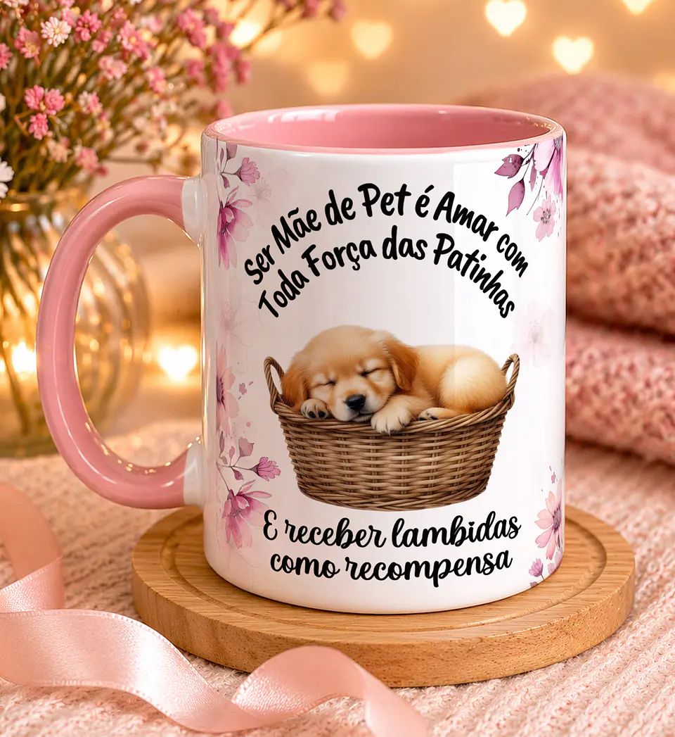 Caneca Personalizada para Amantes de Cães e Gatos 2