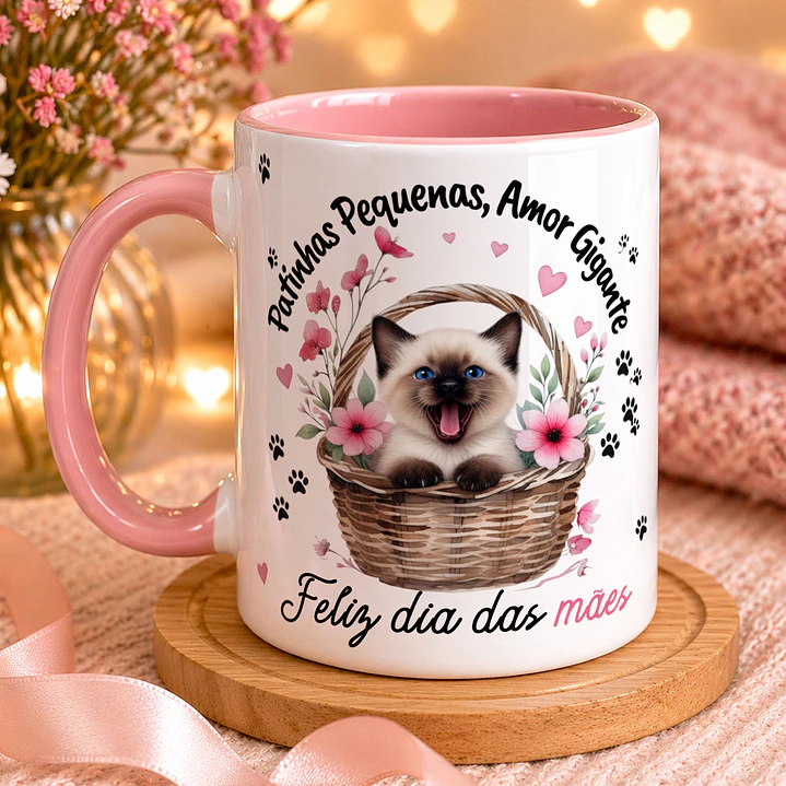 Caneca Personalizada para Amantes de Cães e Gatos 4