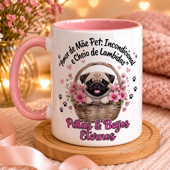 Caneca Personalizada para Amantes de Cães e Gatos 5
