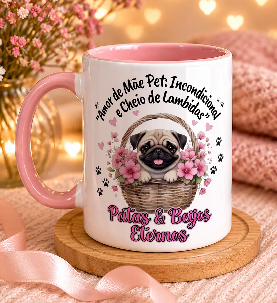 Caneca Personalizada para Amantes de Cães e Gatos 5