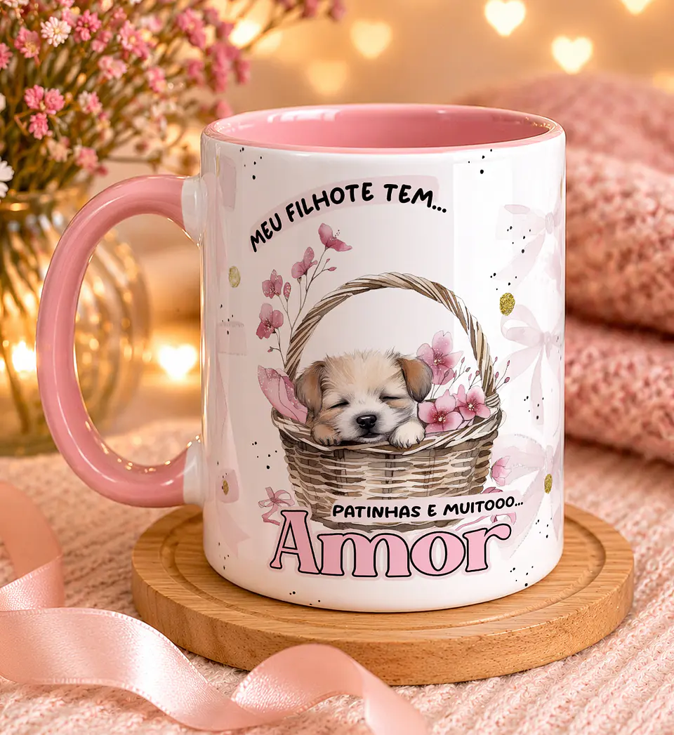 Caneca Personalizada para Amantes de Cães e Gatos 6