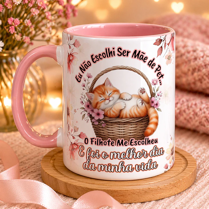 Caneca Personalizada para Amantes de Cães e Gatos 11