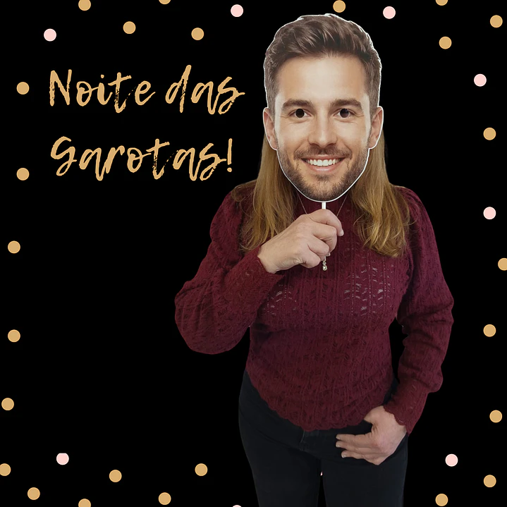 Máscaras para fotos de despedida de solteira - Festa de Aniversário 1