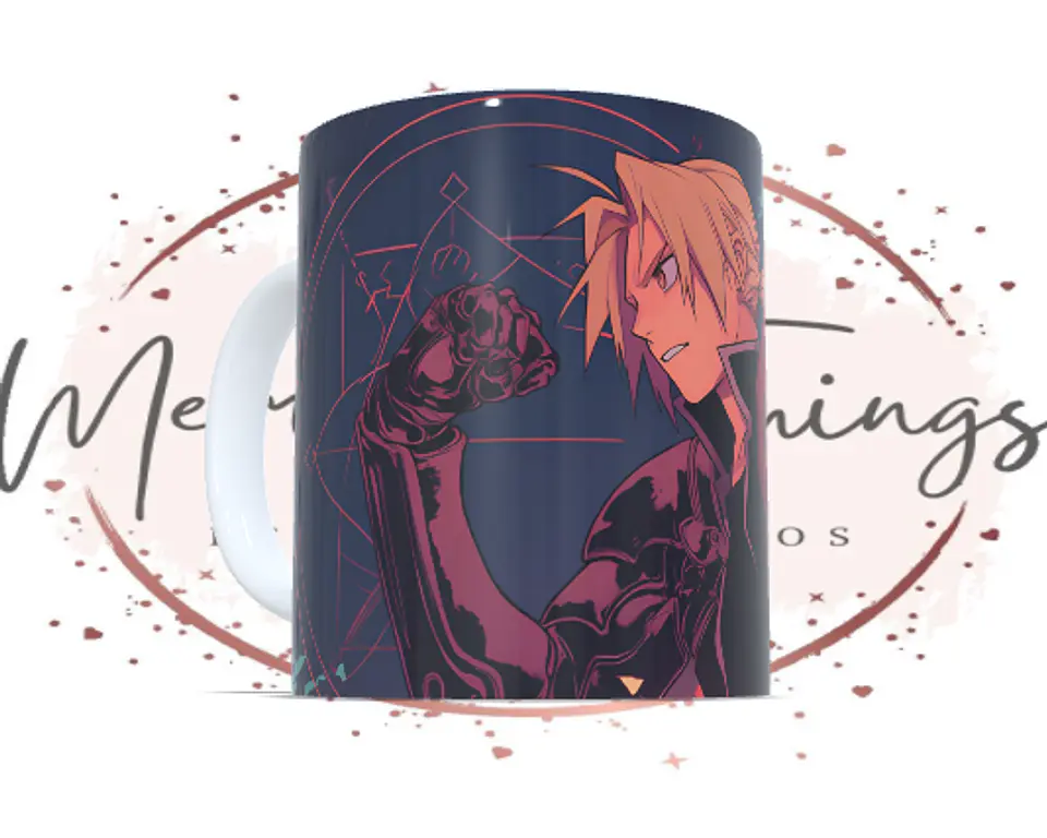 Coleção Canecas Fullmetal Alchemist ⚡ 1