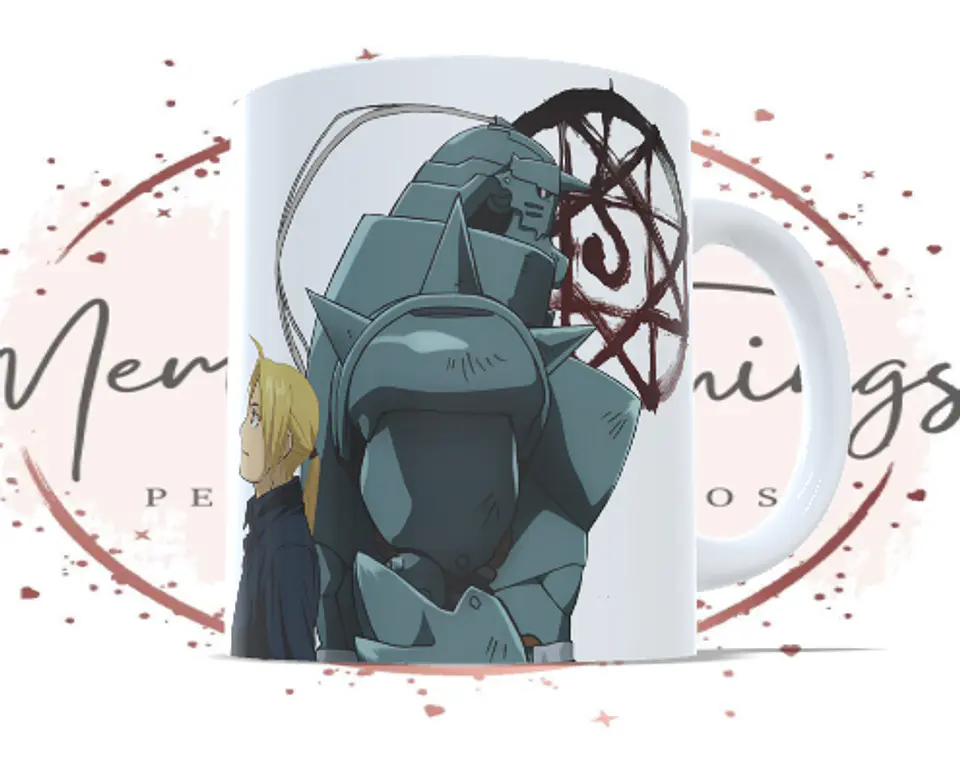 Coleção Canecas Fullmetal Alchemist ⚡ 2