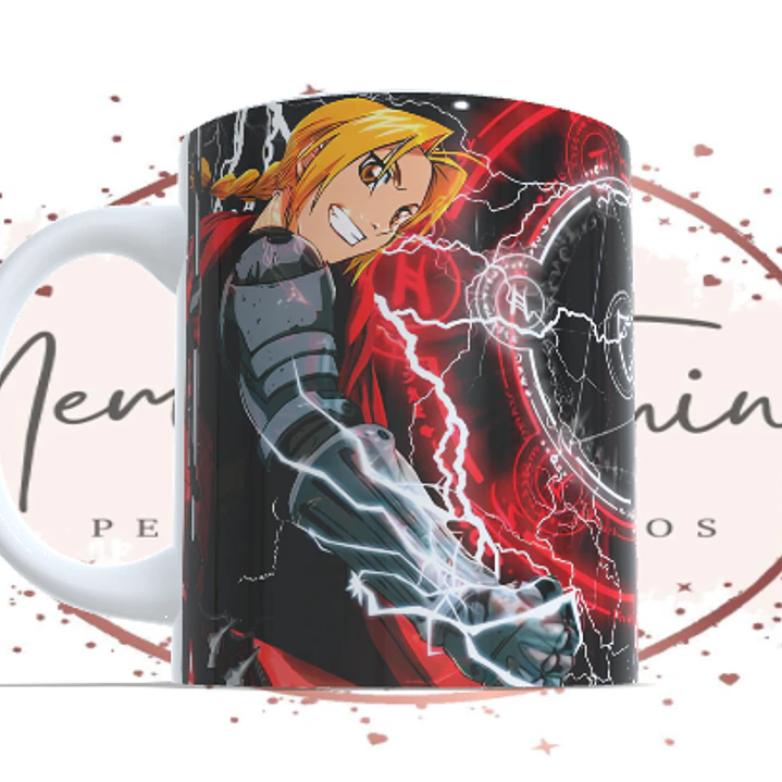 Coleção Canecas Fullmetal Alchemist ⚡ 3
