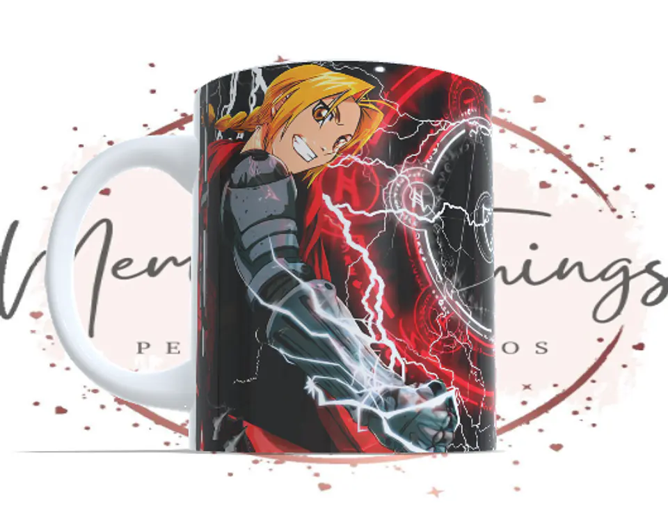 Coleção Canecas Fullmetal Alchemist ⚡ 3