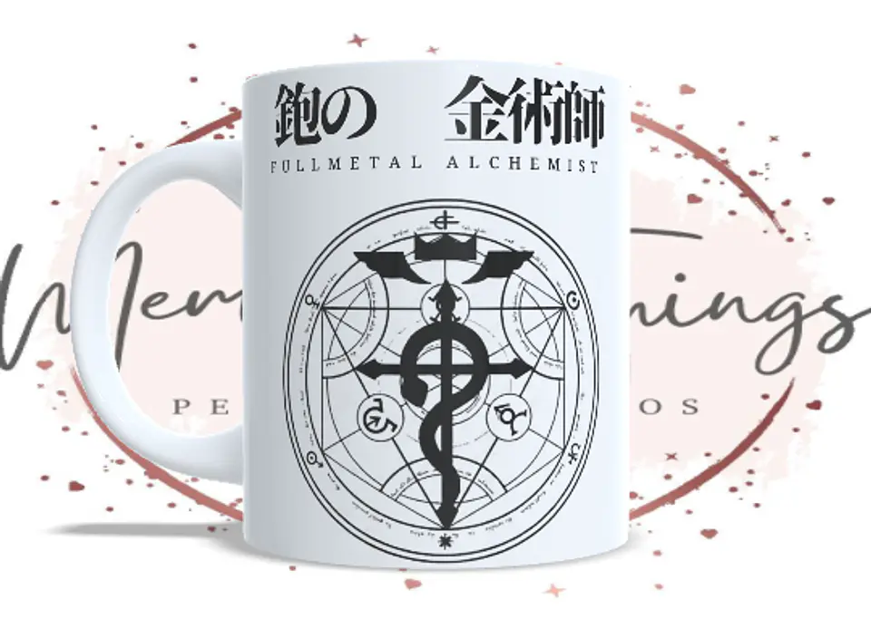 Coleção Canecas Fullmetal Alchemist ⚡ 4