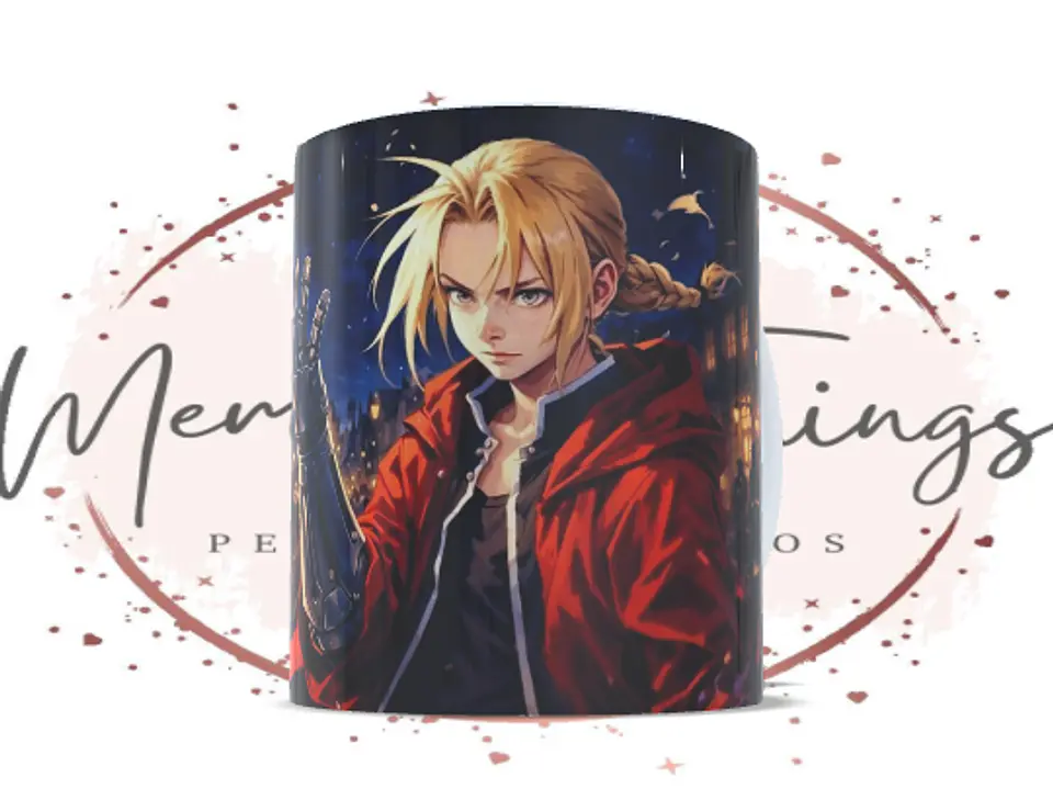 Coleção Canecas Fullmetal Alchemist ⚡ 5