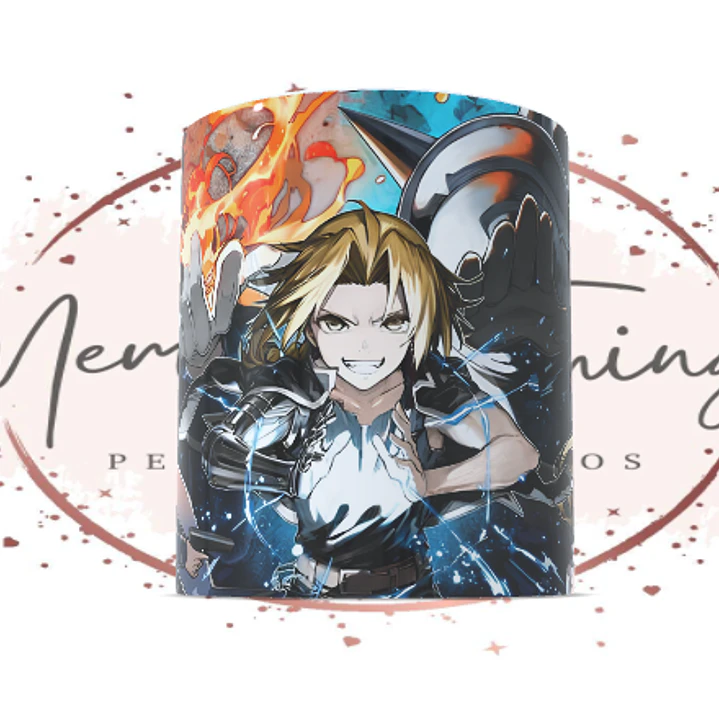 Coleção Canecas Fullmetal Alchemist ⚡ 6