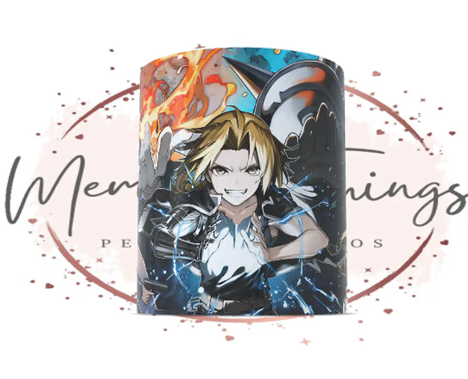 Coleção Canecas Fullmetal Alchemist ⚡ 6