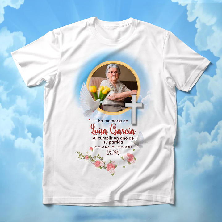 T-shirts de Homenagem: Eternize quem Ama com Dignidade e Carinho 2