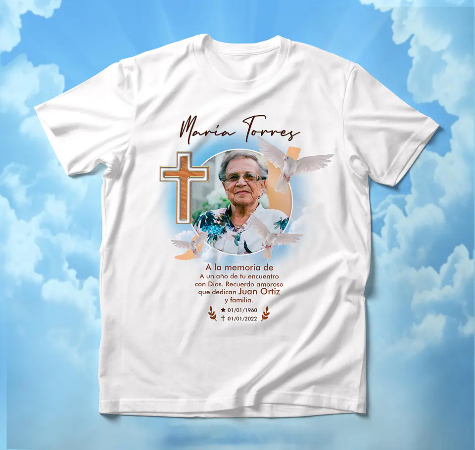 T-shirts de Homenagem: Eternize quem Ama com Dignidade e Carinho 4