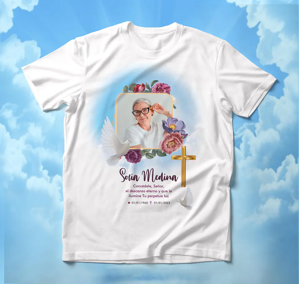 T-shirts de Homenagem: Eternize quem Ama com Dignidade e Carinho 5