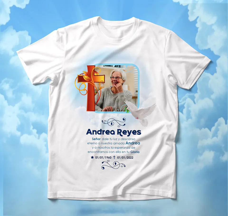 T-shirts de Homenagem: Eternize quem Ama com Dignidade e Carinho 6