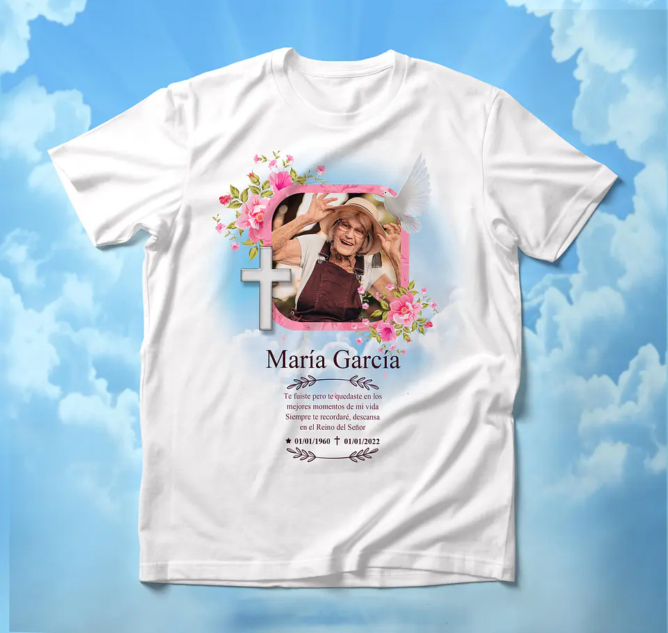 T-shirts de Homenagem: Eternize quem Ama com Dignidade e Carinho 8