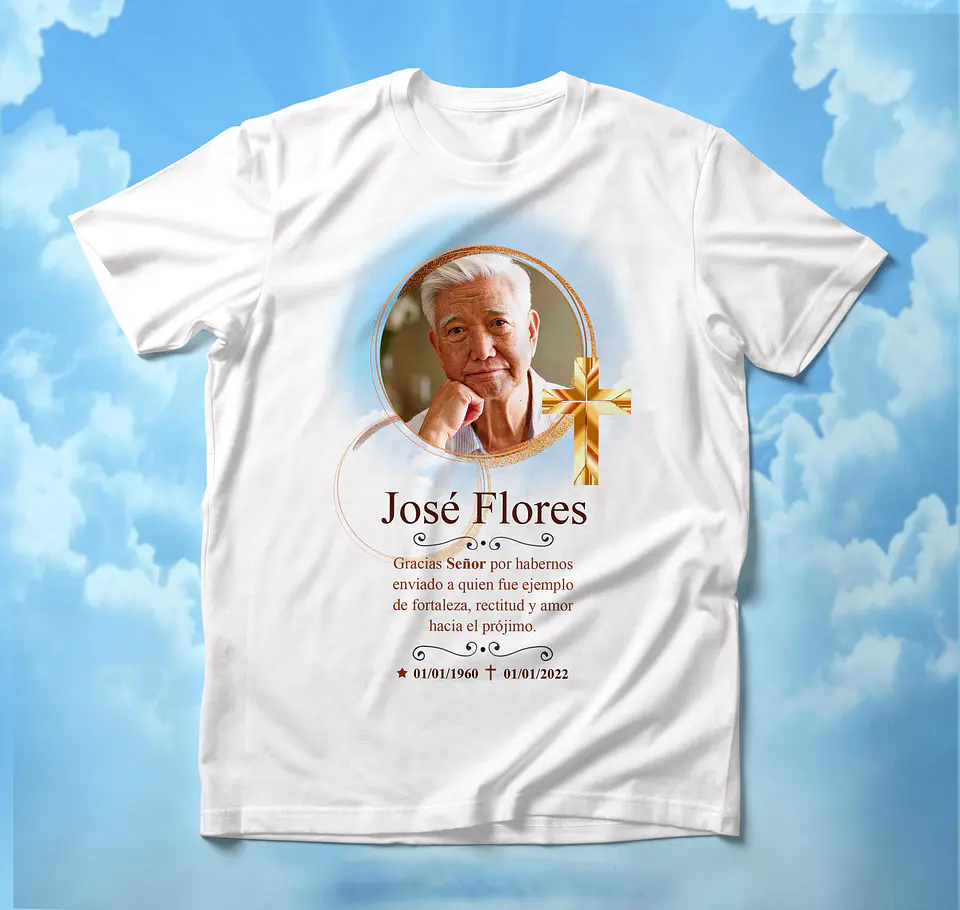 T-shirts de Homenagem: Eternize quem Ama com Dignidade e Carinho 9