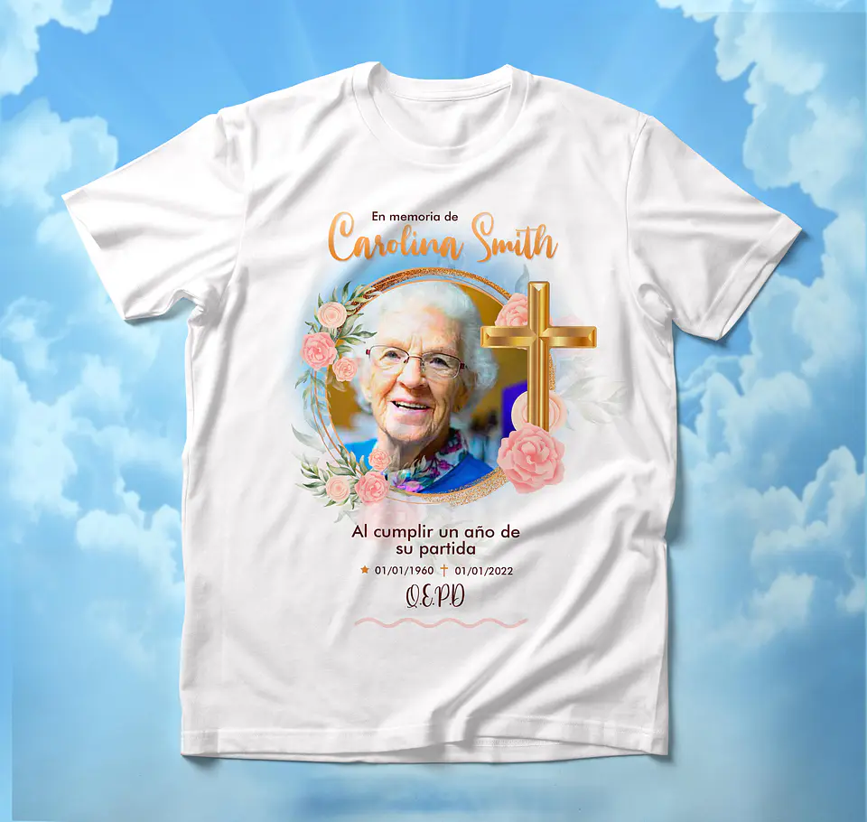 T-shirts de Homenagem: Eternize quem Ama com Dignidade e Carinho 10