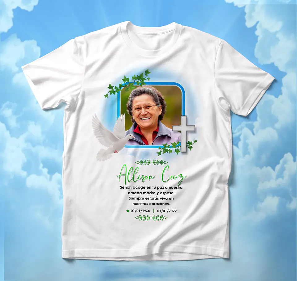 T-shirts de Homenagem: Eternize quem Ama com Dignidade e Carinho 11