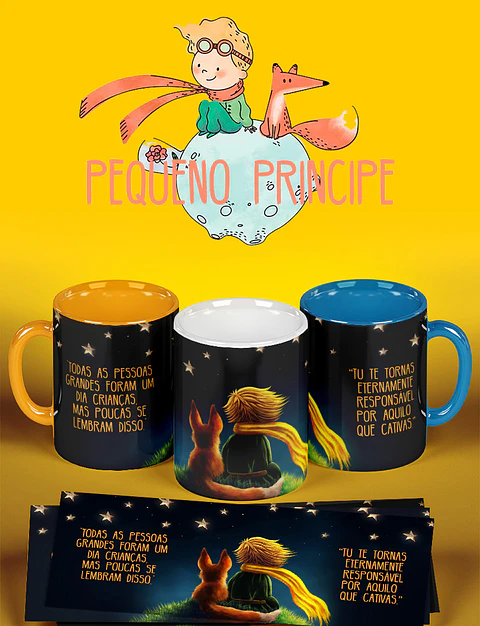 Caneca Personalizada O Príncipezinho