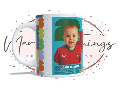 Caneca Personalizada FIFA 2026 com Foto e Nome - Edição Especial