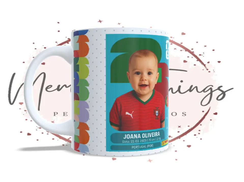 Caneca Personalizada FIFA 2026 com Foto e Nome - Edição Especial 1