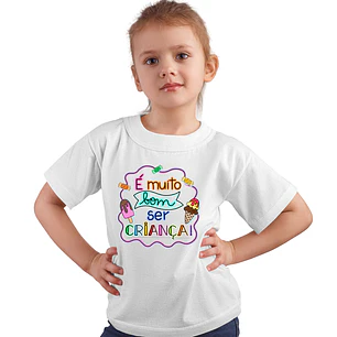 T-Shirts Dia da Criança | 100% Algodão Premium e Impressão DTF