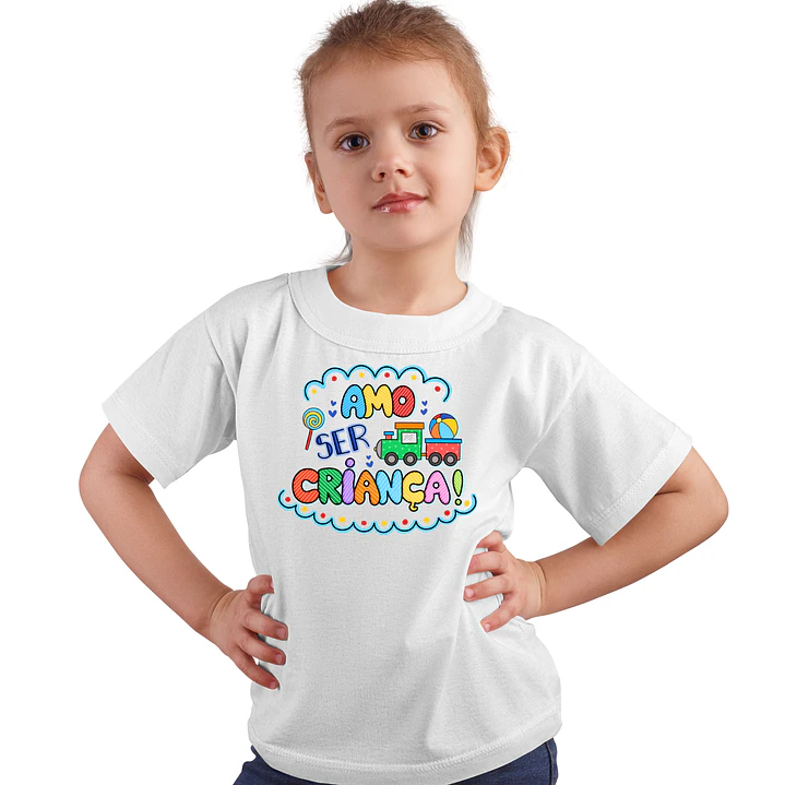 T-Shirts Dia da Criança | 100% Algodão Premium e Impressão DTF 3