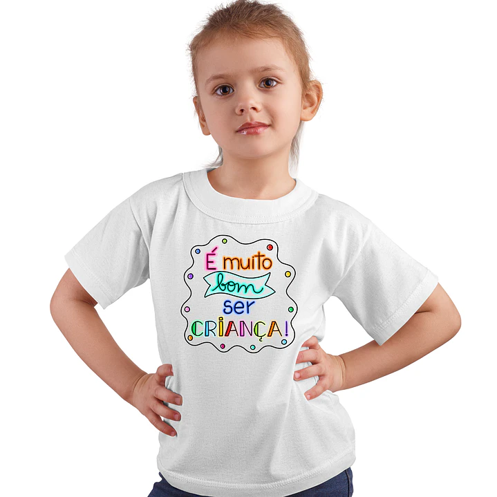 T-Shirts Dia da Criança | 100% Algodão Premium e Impressão DTF 4