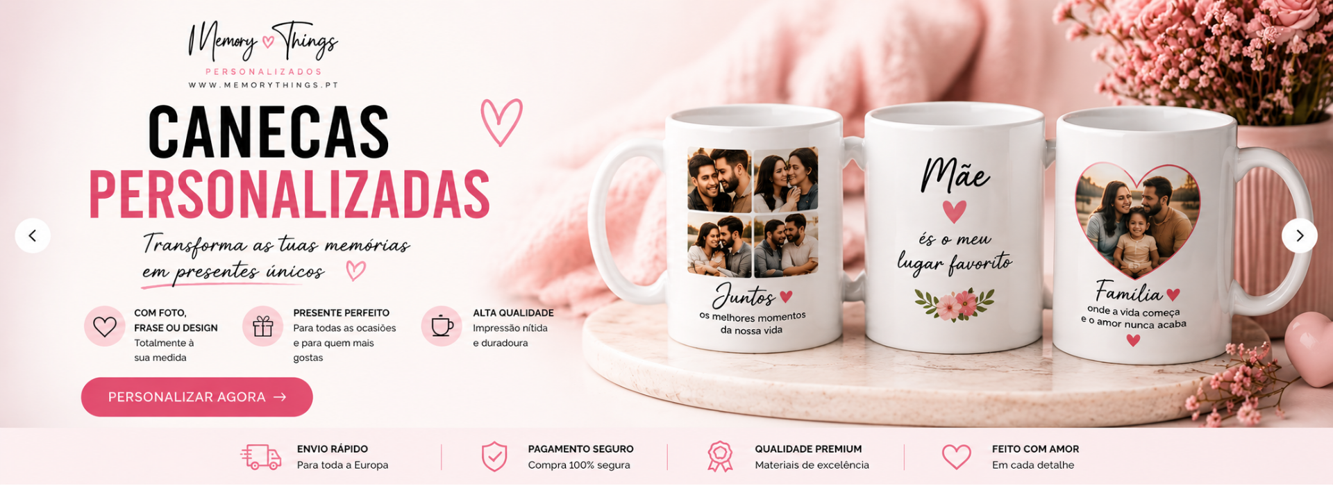 Caneca Personalizada com Foto