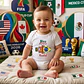 Bodys de Bebé Mundial 2026 | 100% Algodão & DTF | - Miniatura 2