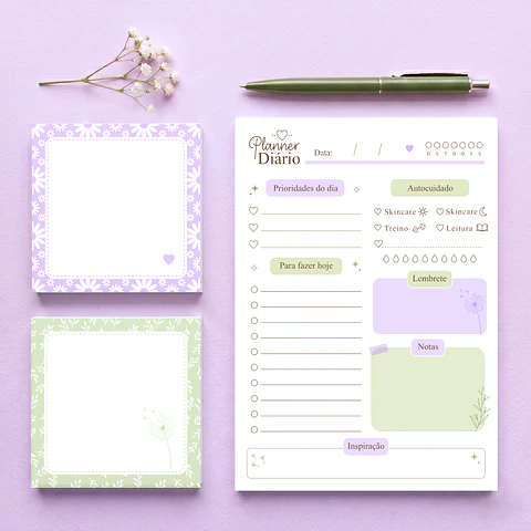 Coleção Planners & Blocos de Organização