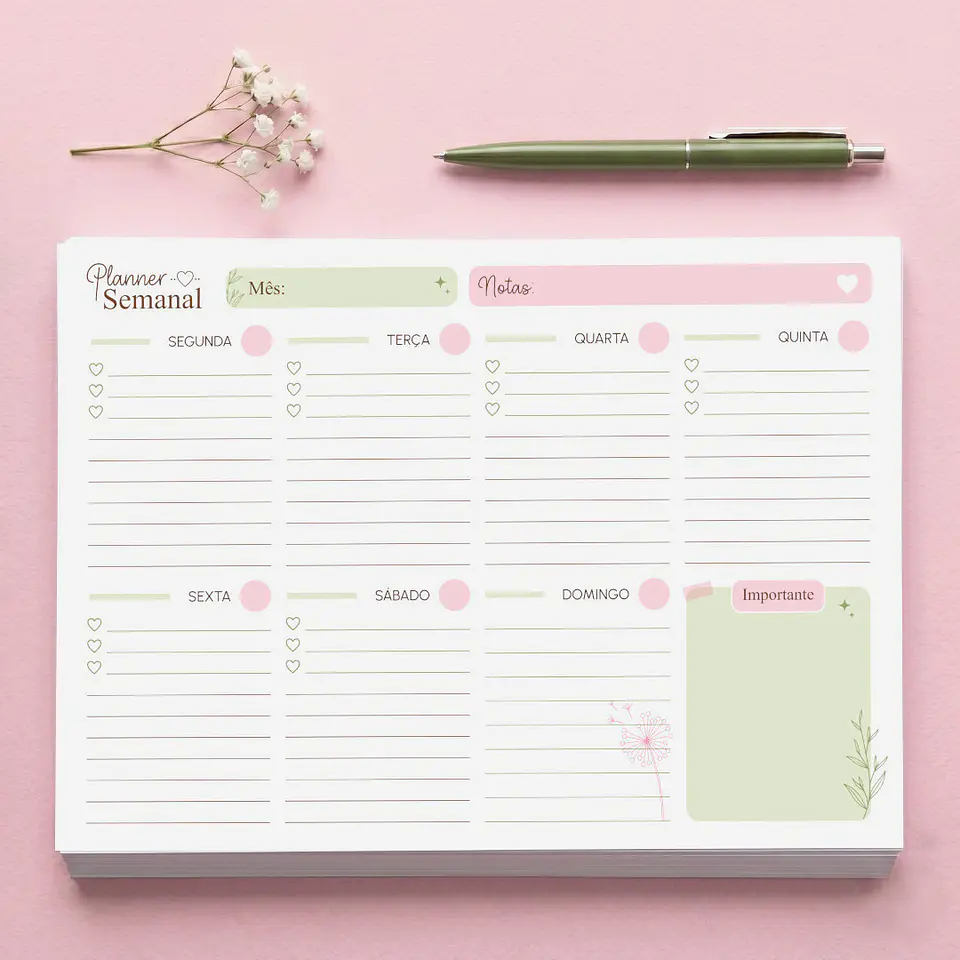 Coleção Planners & Blocos de Organização 4