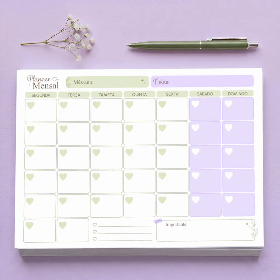 Coleção Planners & Blocos de Organização 5