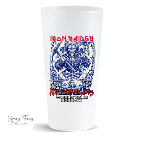 Coleção Copos Iron Maiden Festival 2025/2026 – Run For Your Lives Portugal