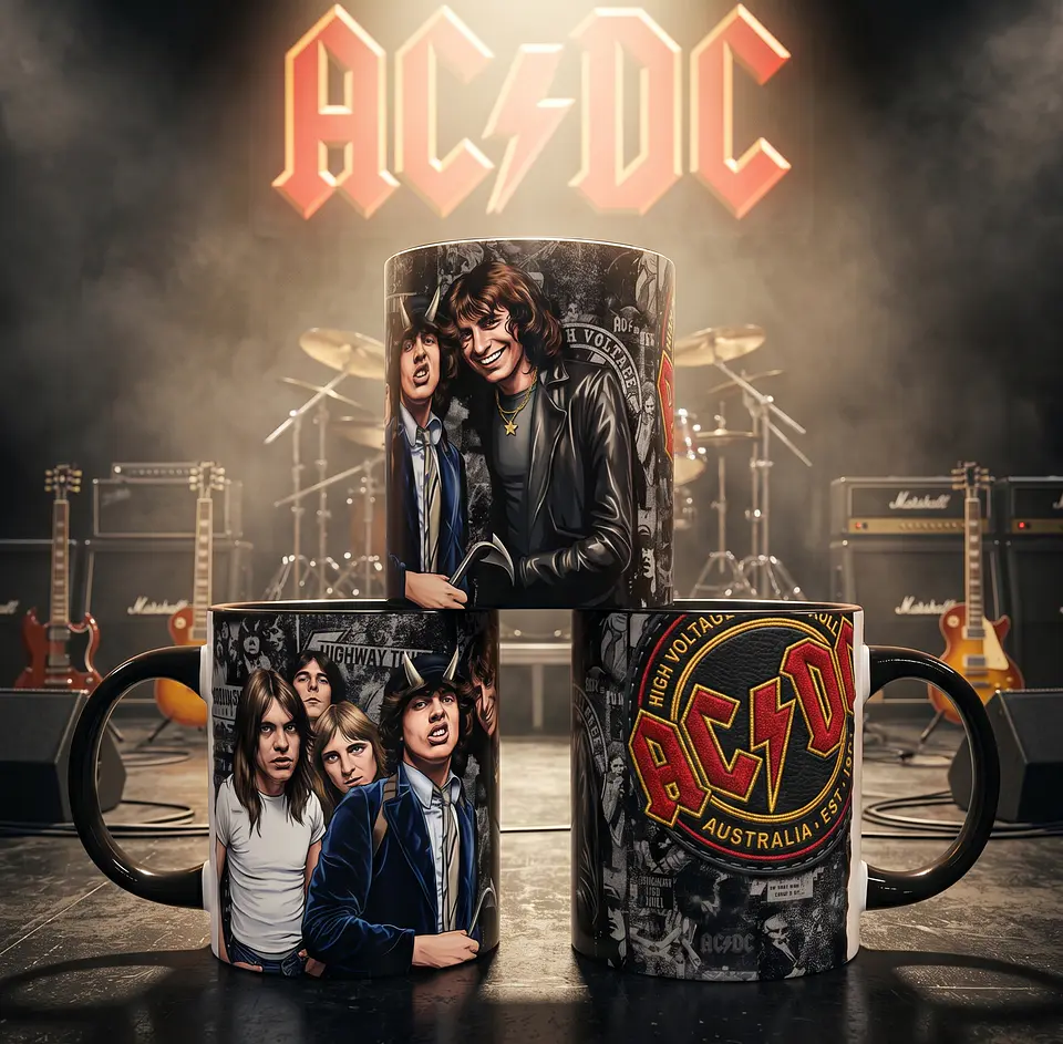 Caneca AC/DC Premium — Sente o Poder do Rock 'n' Roll  2