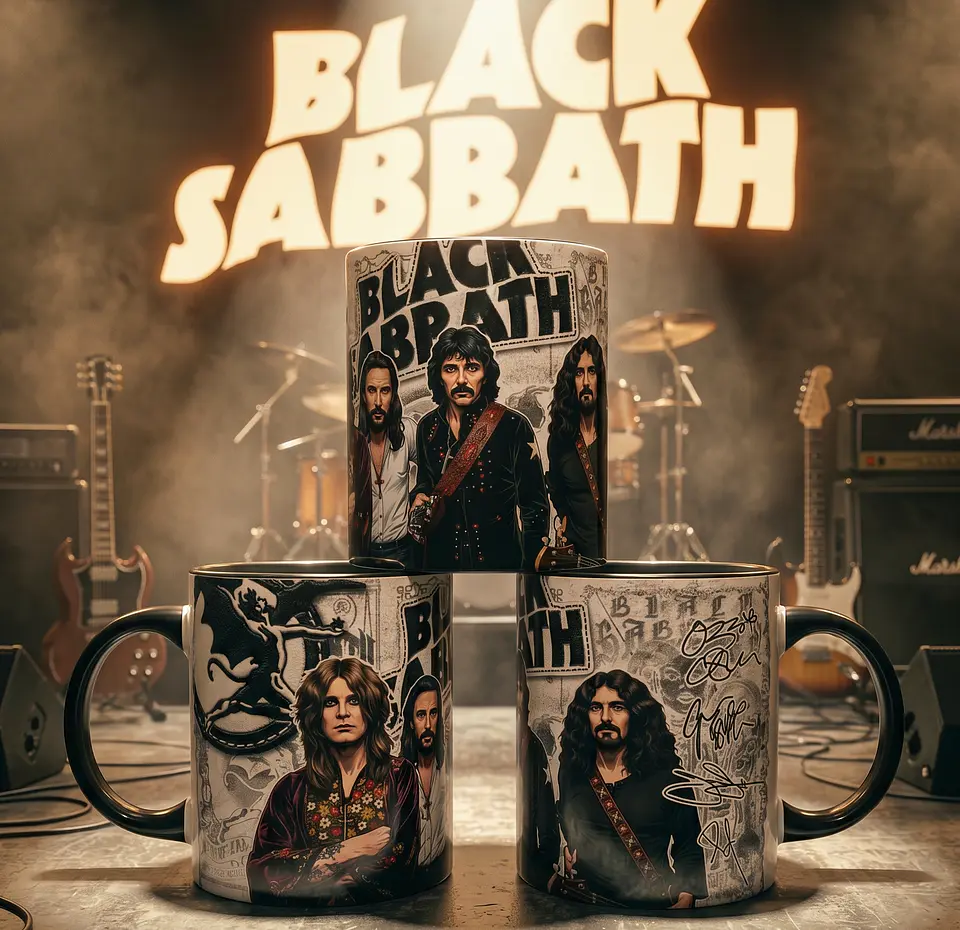 Canecas Coleção Especial Black Sabbath Premium 1