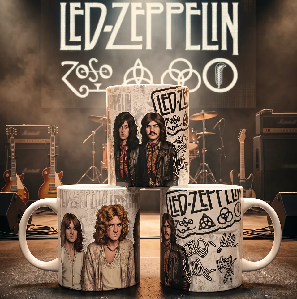 Canecas Coleção Especial Led Zeppelin Premium 1
