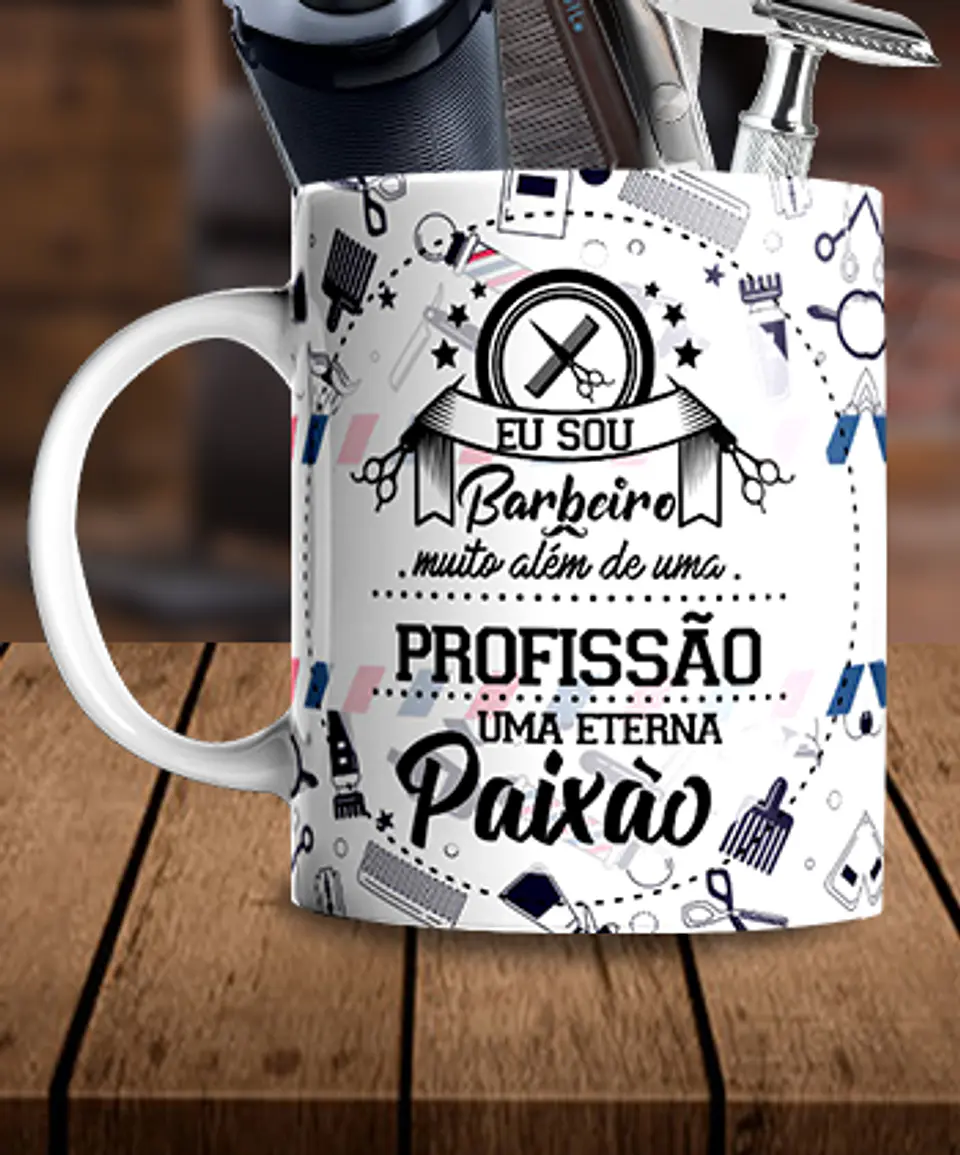 Canecas Barbeiro Profissional 2