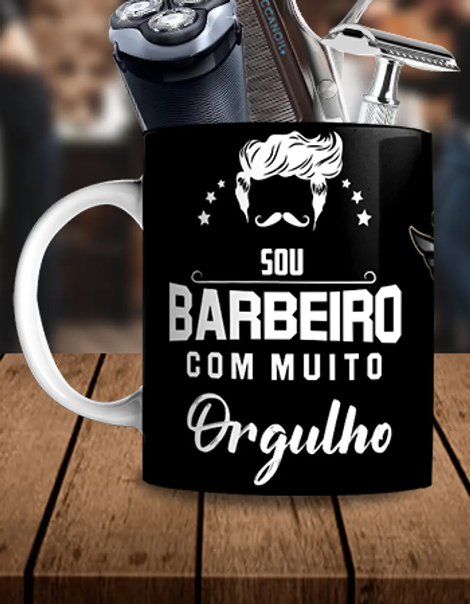 Canecas Barbeiro Profissional 4