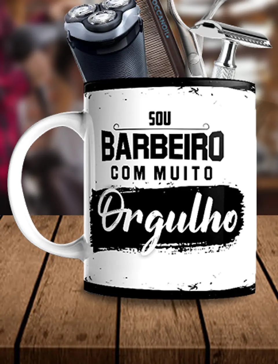 Canecas Barbeiro Profissional 6