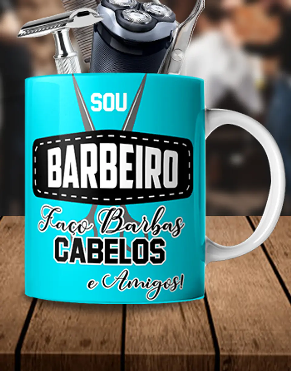 Canecas Barbeiro Profissional 15