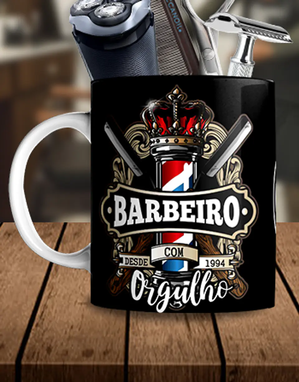 Canecas Barbeiro Profissional 18
