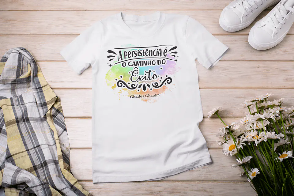 T-Shirts Inspiracionais Charlie Chaplin 1