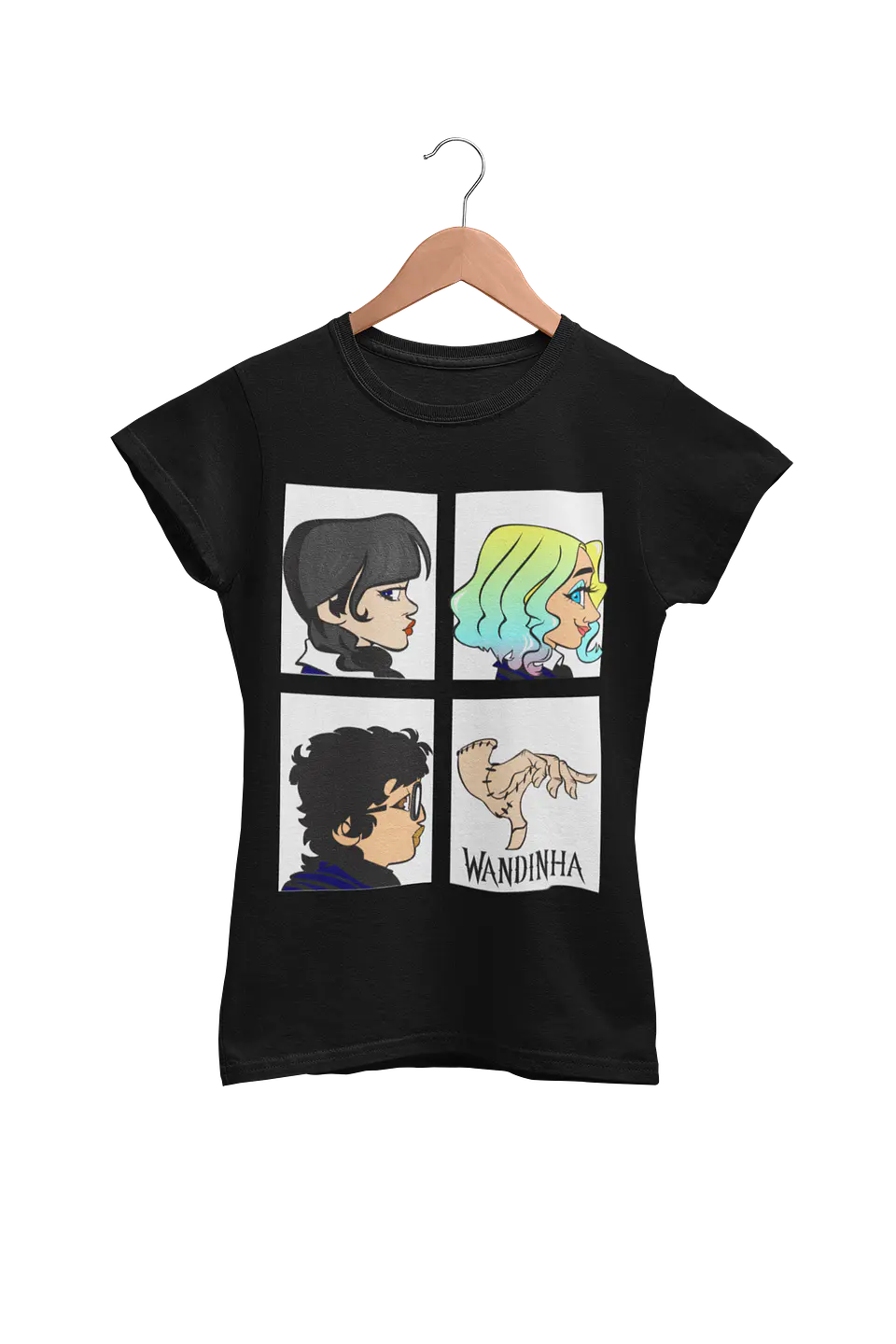 Coleção Exclusiva T-Shirts Wandinha (Wednesday) 1