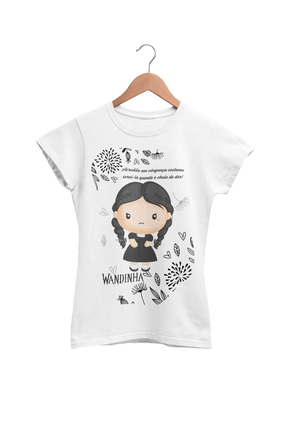 Coleção Exclusiva T-Shirts Wandinha (Wednesday) 5
